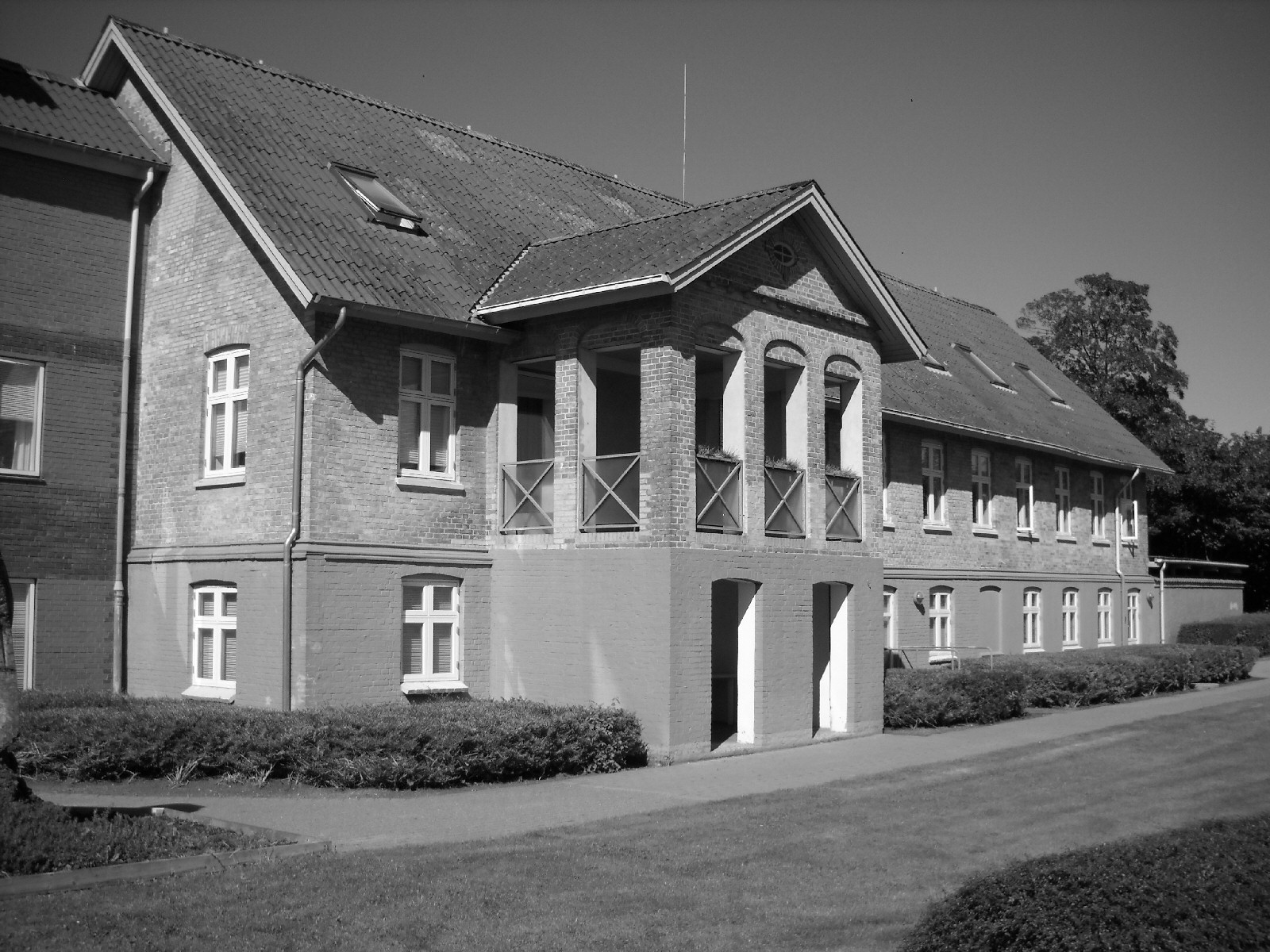 Plejehjemmet Uttrupgaard: facade mod Østergade